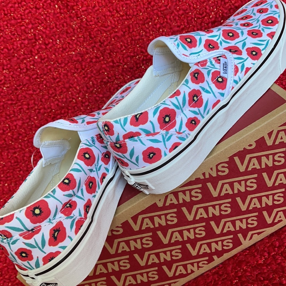 Vans Classic Slip-On Flowers True White WMNS - Picture 15 of 16